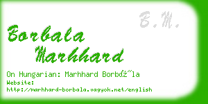 borbala marhhard business card